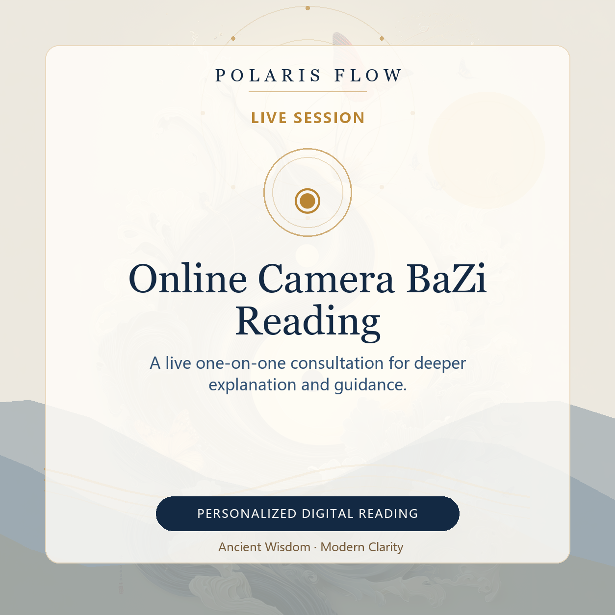 Live online BaZi consultation and detailed report