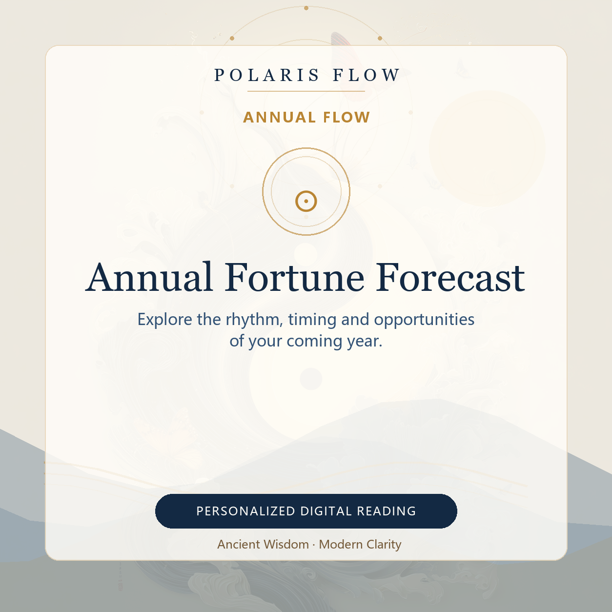 Annual BaZi forecast and Five Elements report cover
