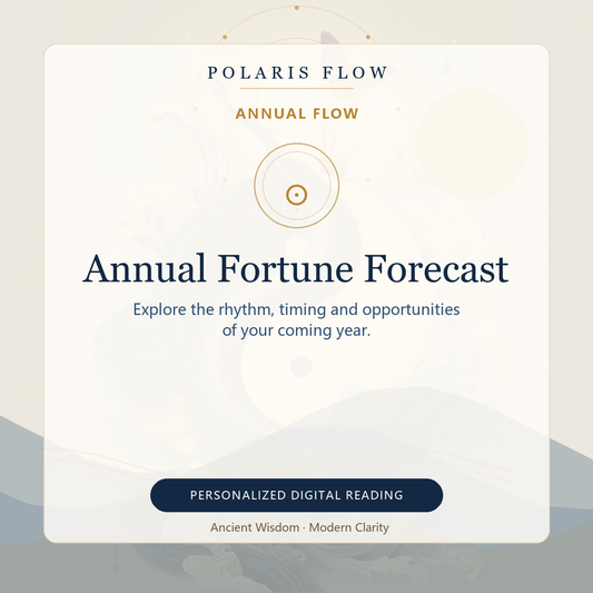 Annual BaZi forecast and Five Elements report cover