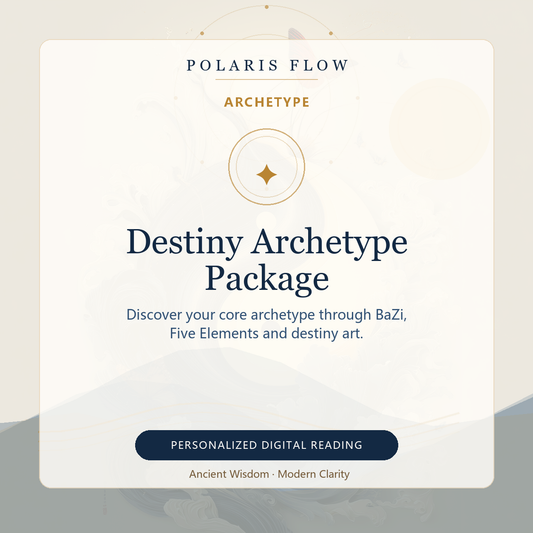 Destiny archetype BaZi report and AI portrait package