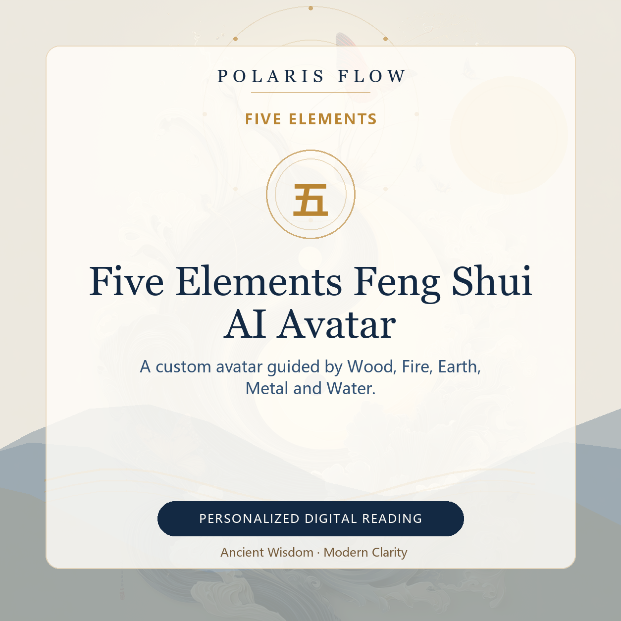 Personalized Five Elements Feng Shui AI avatar